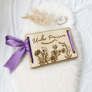 Under Pressure flower press for preserving pressed flowers, petals, and botanical keepsakes
