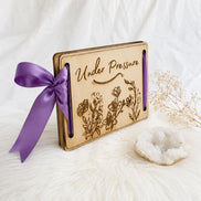 portable flower press kit for pressing wildflowers, leaves, and nature collections