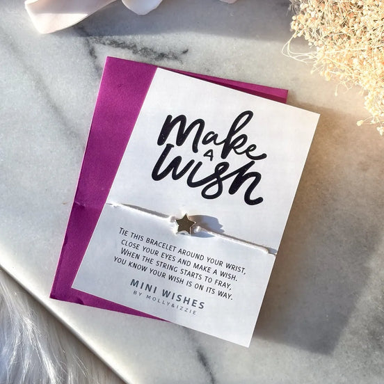 Make a Wish bracelet - Silver Jewelry