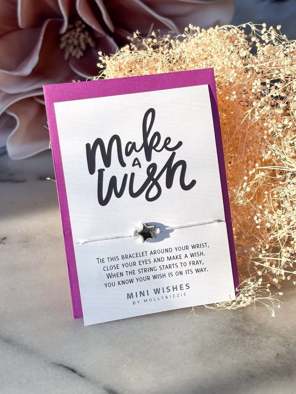 Make a Wish bracelet - Silver Jewelry