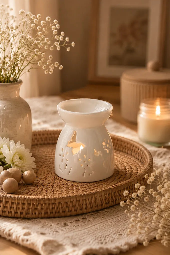 butterfly wax burner for aromatherapy, relaxation, and spiritual home rituals