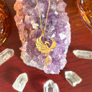 🔥 Rise in Power with the Phoenix Necklace – Gold-Plated Symbol of Rebirth - Jewelry