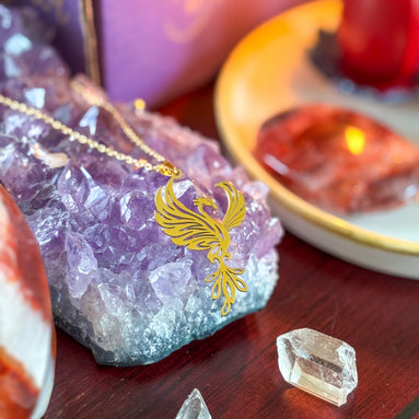 🔥 Rise in Power with the Phoenix Necklace – Gold-Plated Symbol of Rebirth - Jewelry