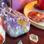 🔥 Rise in Power with the Phoenix Necklace – Gold-Plated Symbol of Rebirth - Jewelry