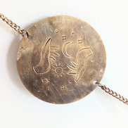 Discover the Zodiac Archetypes Wall Hanging, a celestial brass design showcasing all 12 zodiac signs. Perfect for altars, meditation spaces, or home decor, this astrology-inspired piece enhances your sacred space with star-guided wisdom. Available at Goddess Provisions