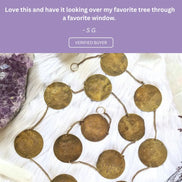 Customer review sharing how the zodiac decor adds a magical and celestial touch to their sacred space.