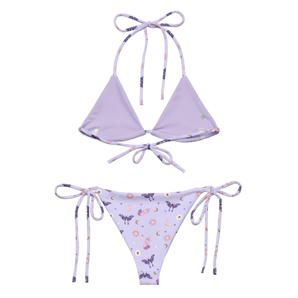 Woman's Bikini - String Bikini - Crystal Moon Moth
