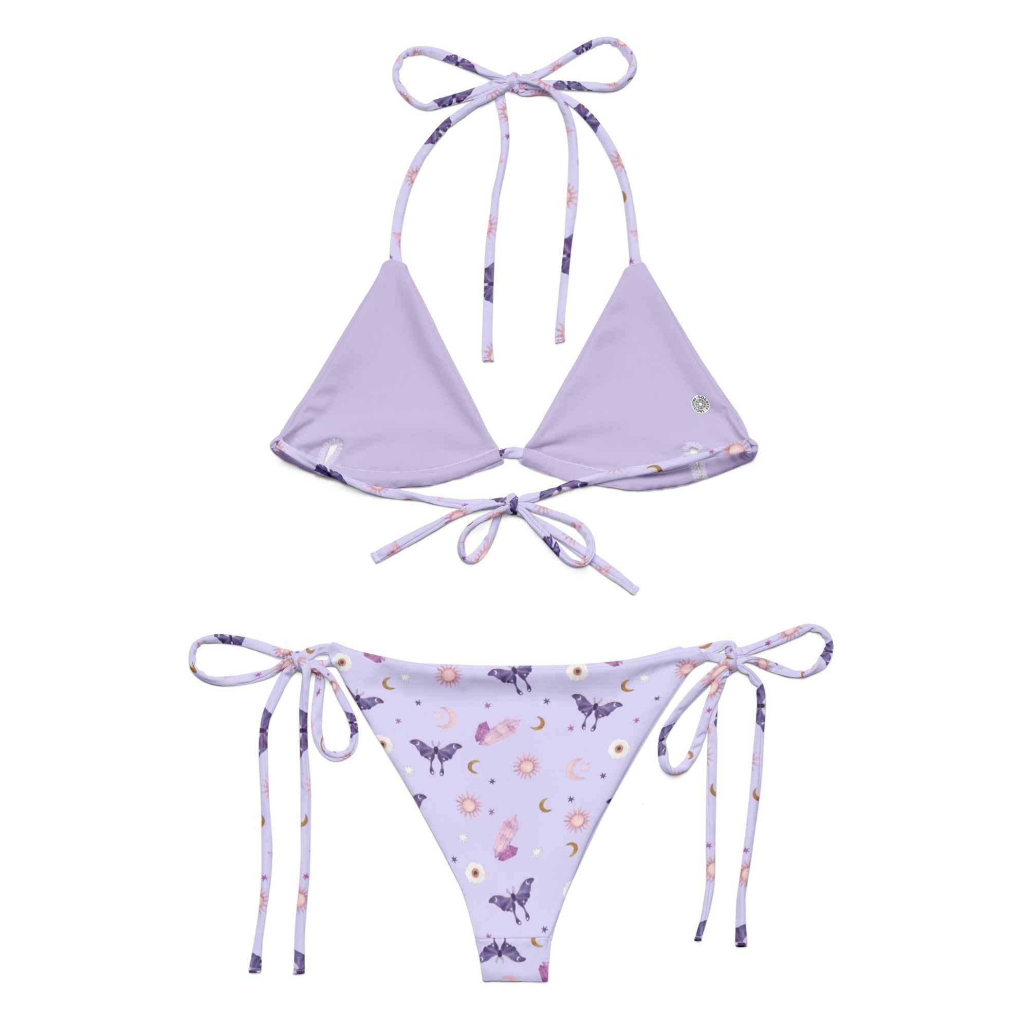 Woman's Bikini - String Bikini - Crystal Moon Moth