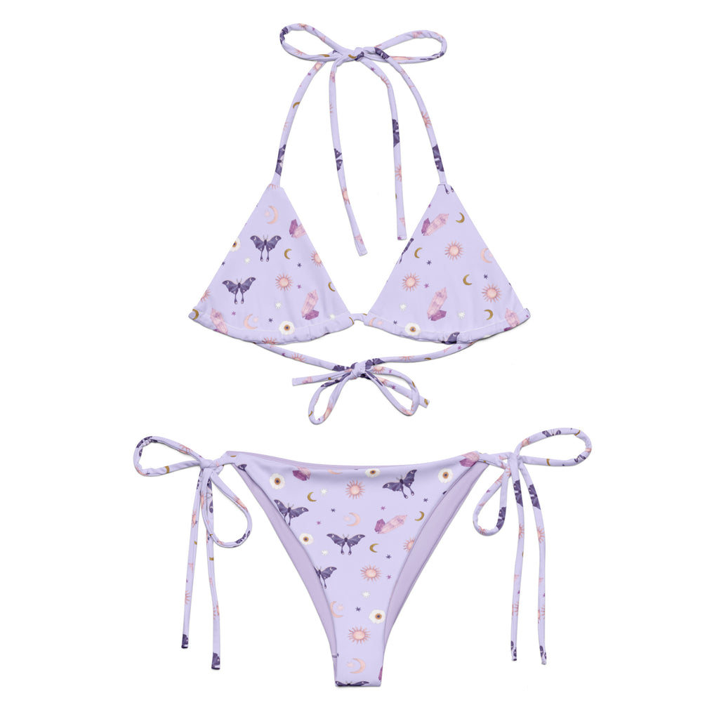 Woman's Bikini - String Bikini - Crystal Moon Moth