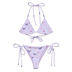 Woman's Bikini - String Bikini - Crystal Moon Moth