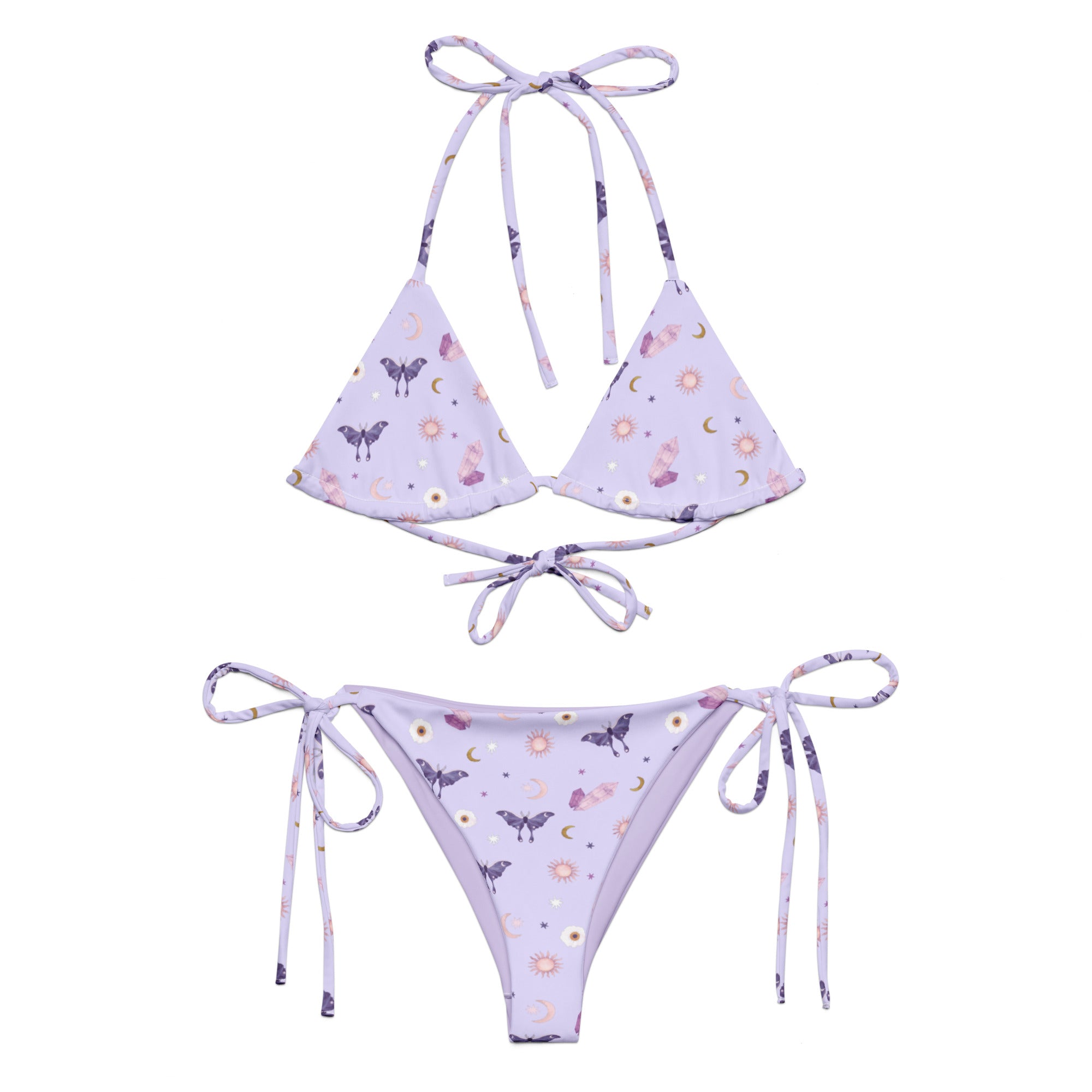 Woman's Bikini - String Bikini - Crystal Moon Moth