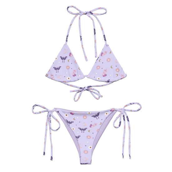 Woman's Bikini - String Bikini - Crystal Moon Moth