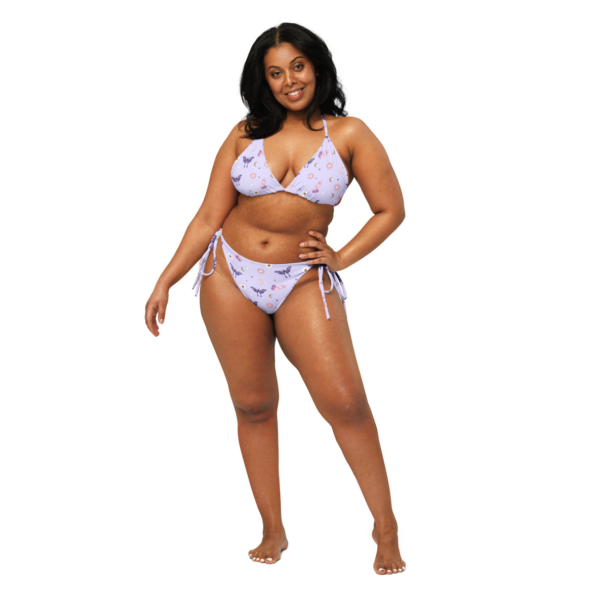 Woman's Bikini - String Bikini - Crystal Moon Moth