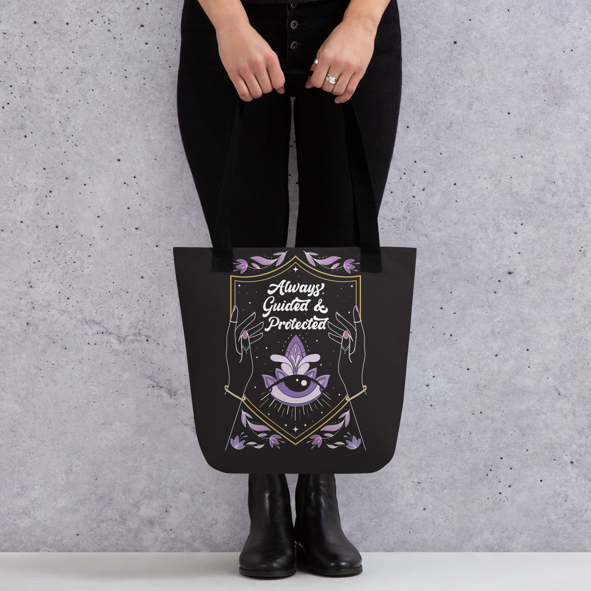Always Guided & Protected Tote Bag | Dual handles