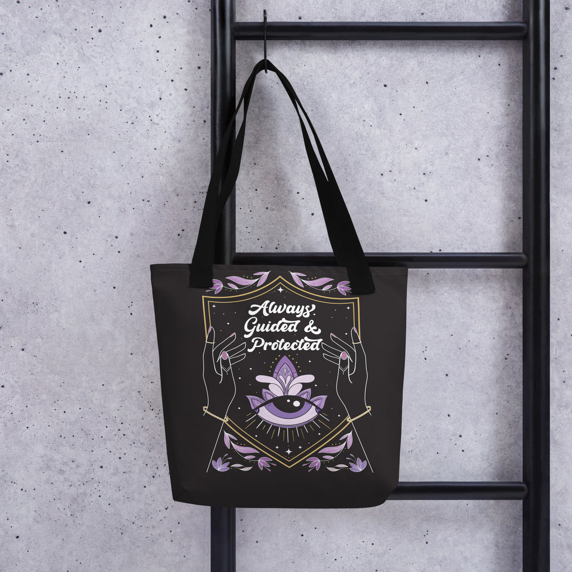 Always Guided & Protected Tote Bag | Dual handles