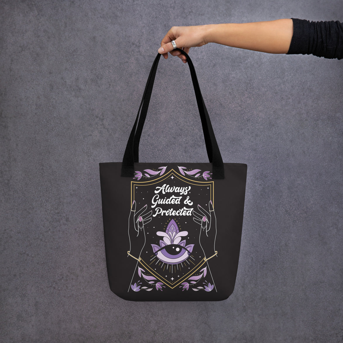 Always Guided & Protected Tote Bag | Dual handles