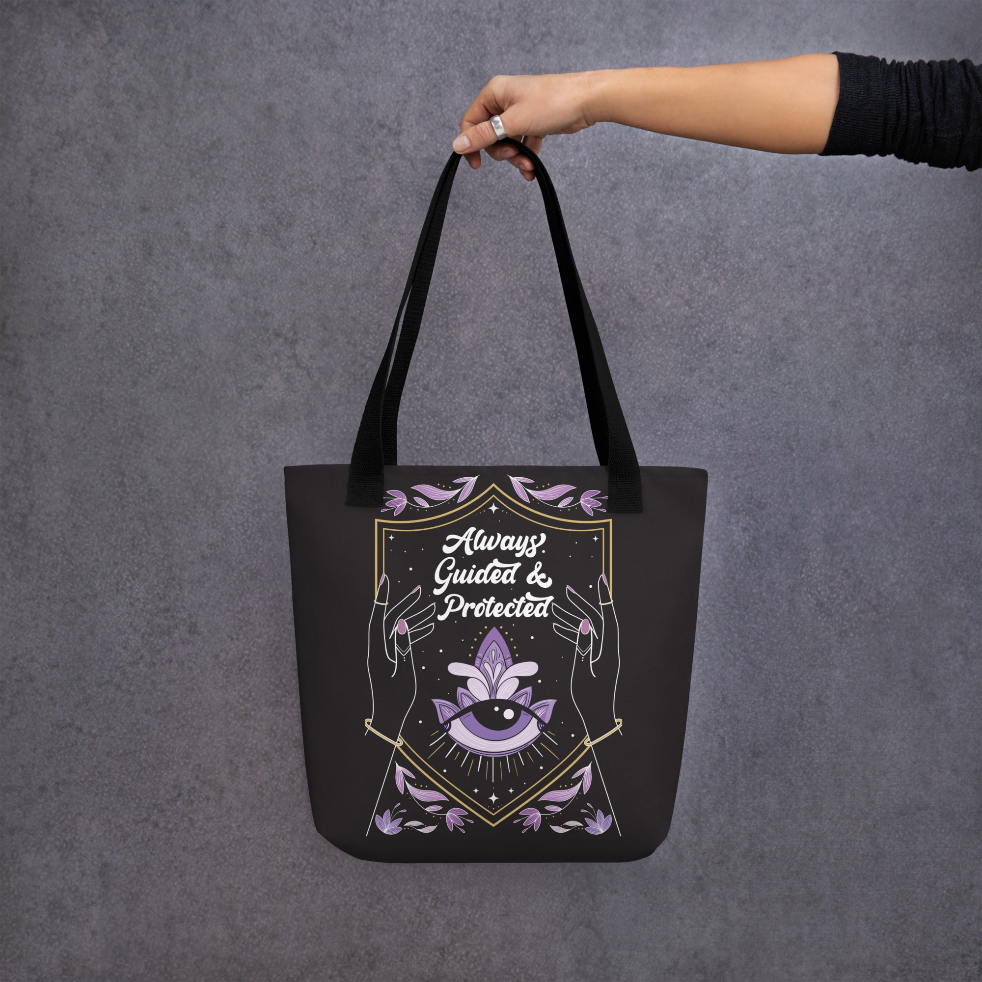 Always Guided & Protected Tote Bag | Dual handles