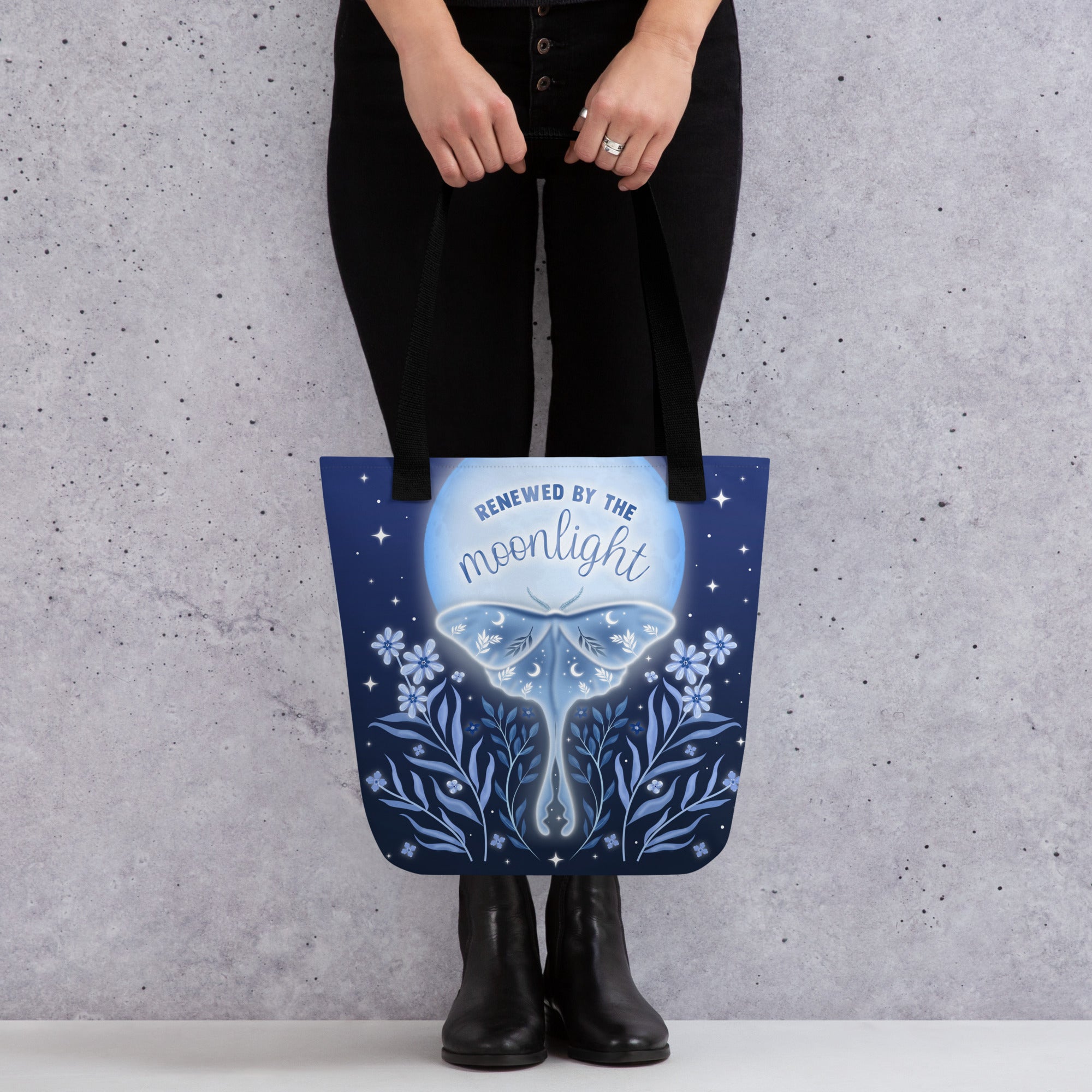 Woman's Tote bag - Eco-friendly - For the Witchy Woman - Renewed By The Moonlight Tote Bag