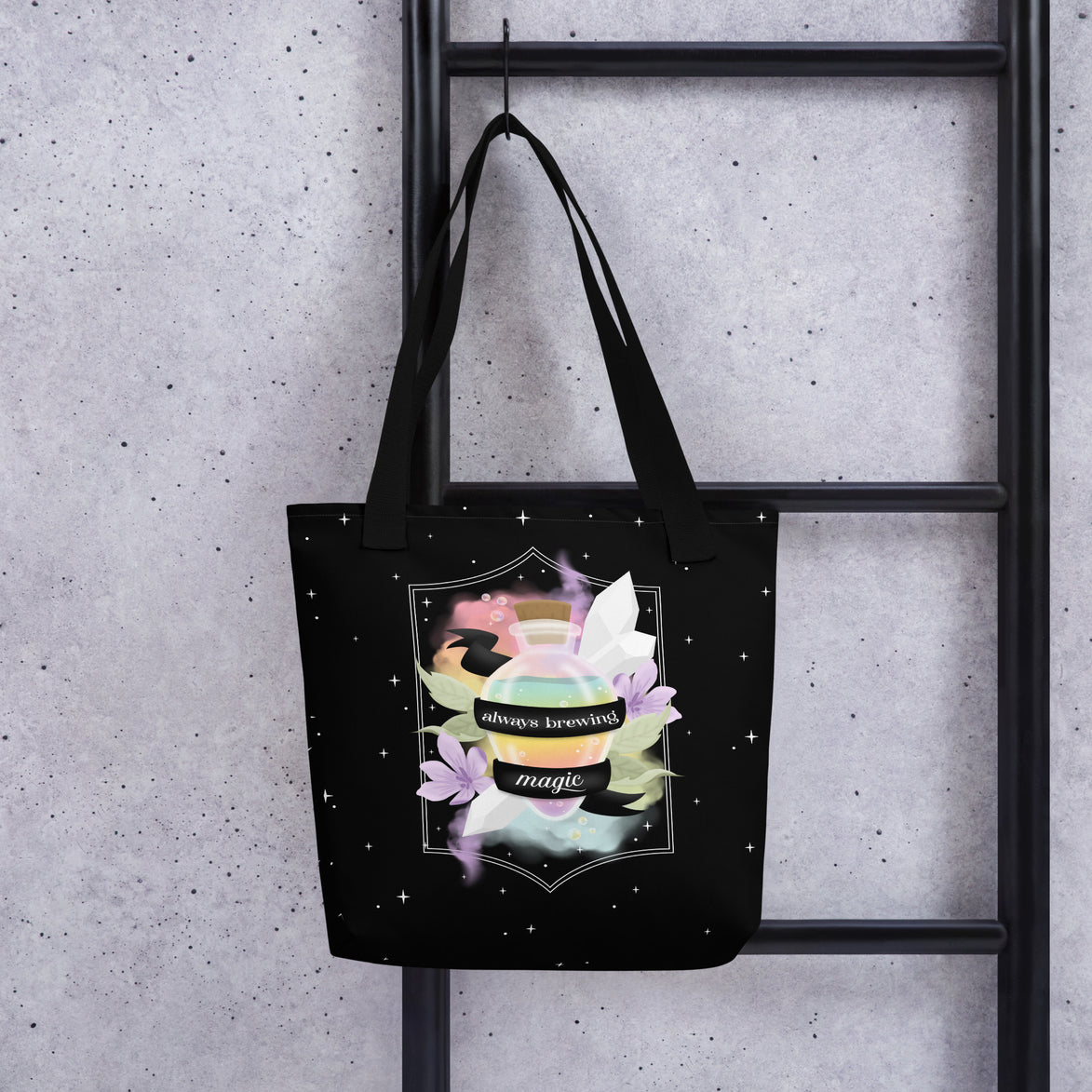 Woman's Tote bag - Eco-friendly - For the Witchy Woman - Always Brewing Magic Tote Bag