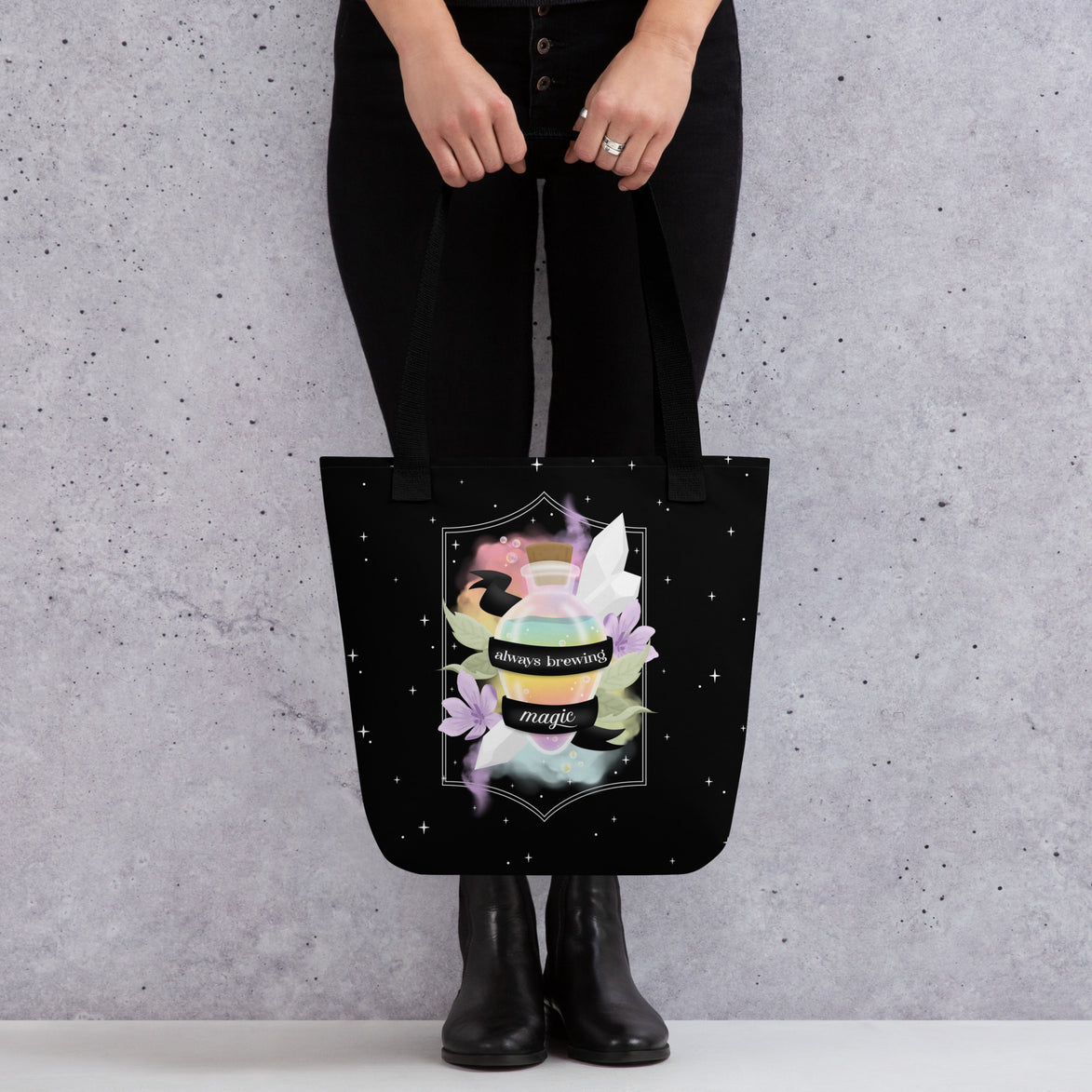 Woman's Tote bag - Eco-friendly - For the Witchy Woman - Always Brewing Magic Tote Bag