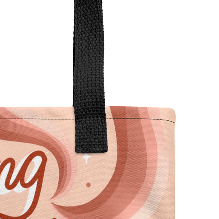 Healing Energy Flows Through Me Tote Bag, canvas tote bag, photo 8