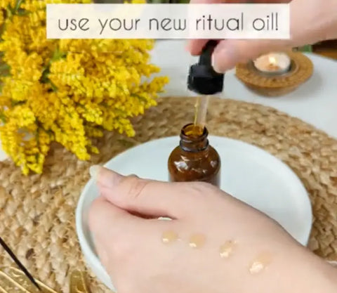 Summer solstice ritual oil