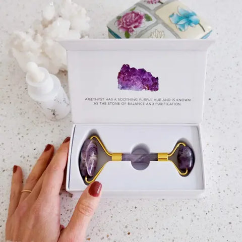 How to Use A Facial Roller by Goddess Provisions