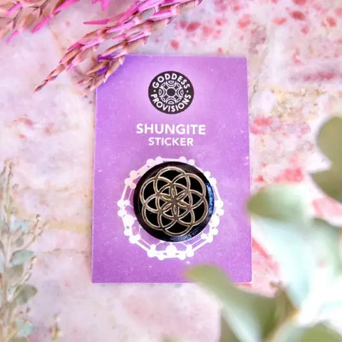 Shungite Sticker Goddess Provisions