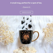 Black Tea Mug - Coffee Mug - Lunar & Solar Ceramic Mug