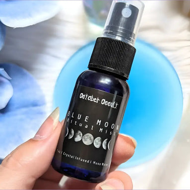 Blue Moon Mist by October Occult available at Goddess Provisions.