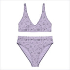 Celestial Magick 2 Piece Swimsuit XS / Lavender Print on Demand Clothing
