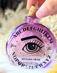 Cosmic Answers Glass Potion Bottle available at Goddess Provisions. Ideal for rituals, your altar, potions, and spellwork.