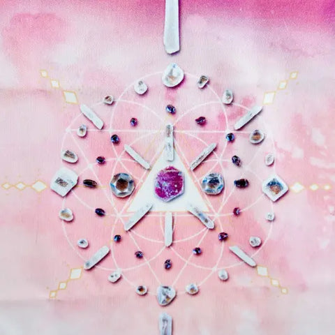 Manifesting Our Intentions With Crystal Grids Goddess Provisions