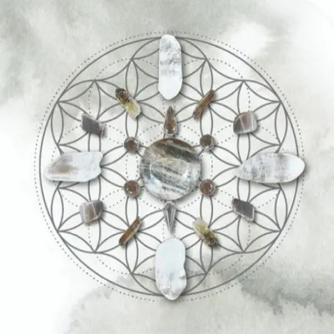 Manifesting Our Intentions With Crystal Grids Goddess Provisions