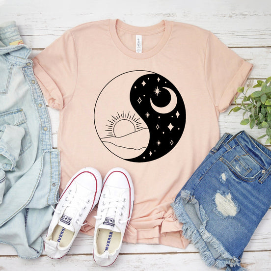 Sun & Moon Yin Yang T-shirt