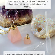 Healing Stones Bottle Pendant Necklace