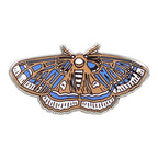 Moth Enamel Pin in 4 Colors
