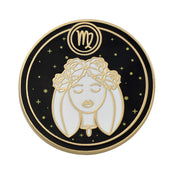 Virgo Enamel Pin