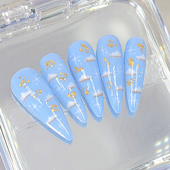 Celestial Sky Press On Nails Set