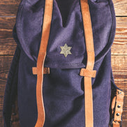 Gold Merkaba Star Enamel Pin