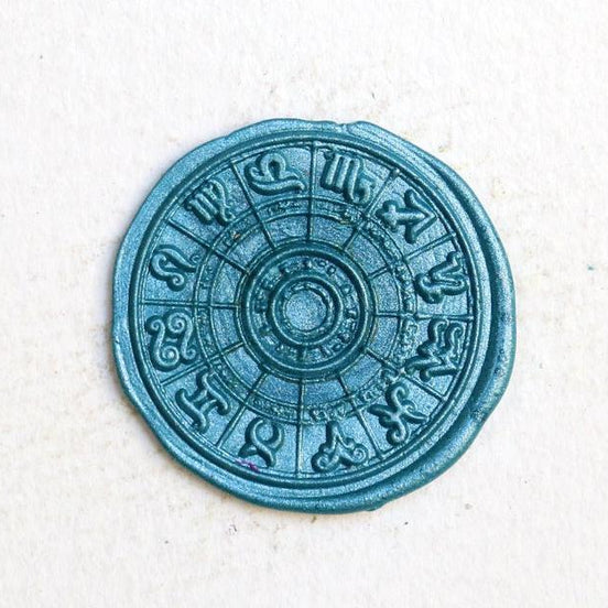 Zodiac Wheel Wax Seal Stamp Set