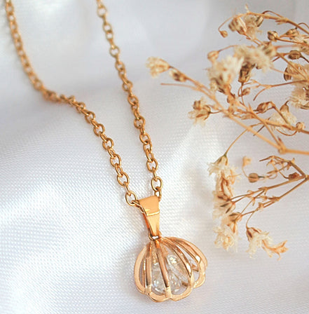 Lemurian Magic Necklace, crystal jewelry to wear every day | Goddess Provisions