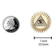 Occult Pyramid & Eye Enamel Pin
