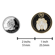 Virgo Enamel Pin
