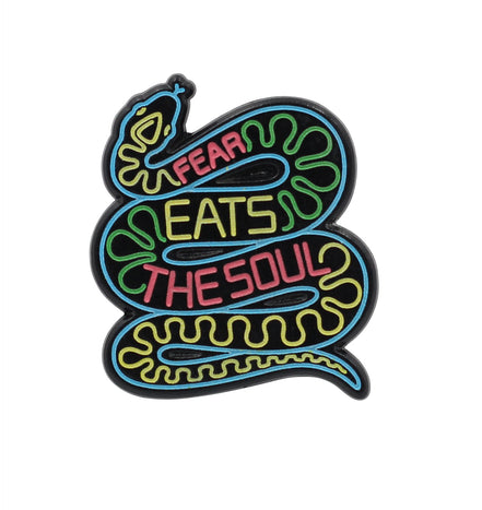 Fear Eats the Soul Snake Enamel Pin, accessory, photo 5