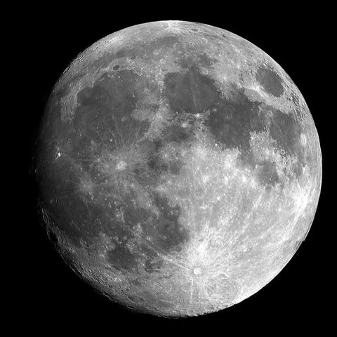 Full view of the Moon’s surface with craters and maria for Astrology 101 article