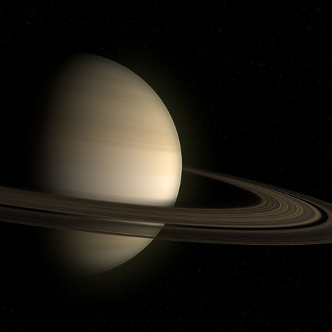 Gas giant planet with prominent rings in Astrology 101 article