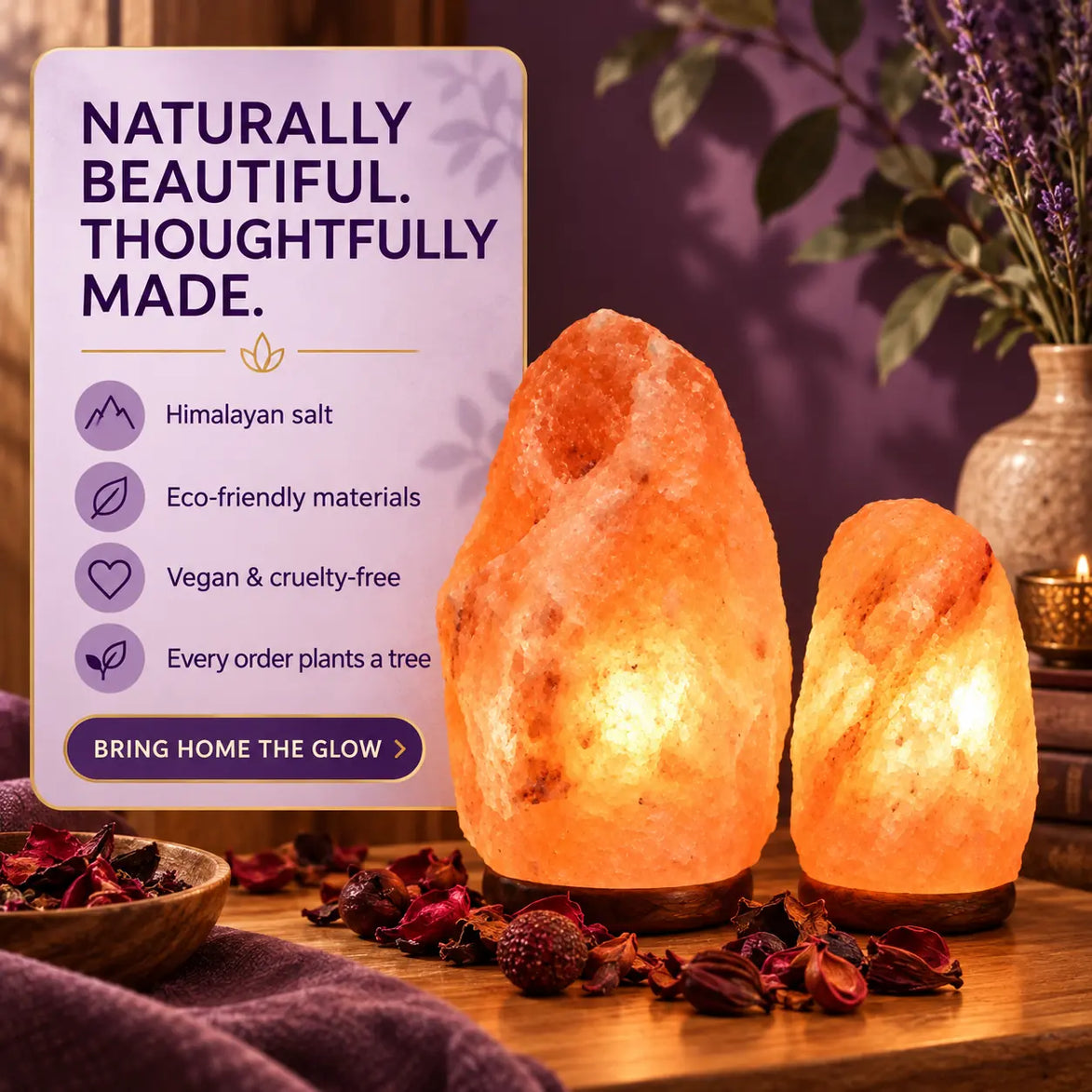 Himalayan Crystal Salt Lamp