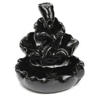 Glazed Ceramic Waterfall Backflow Incense Holder