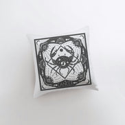 Cancer Block Print Pillow